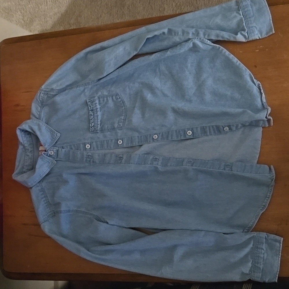 Size 10 Button Up Jean Jacket